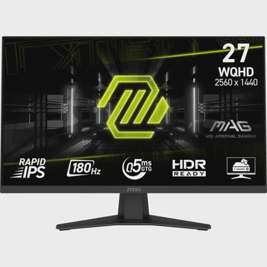 MSI Monitor 27" MAG 274QFDE, QHD, IPS, HDMI/DP, 180Hz, 0,5ms, Sync